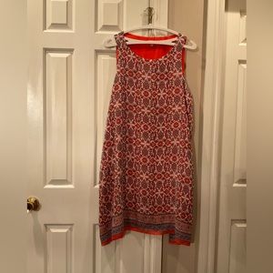 Sleeveless Trapeze Dress Size XL